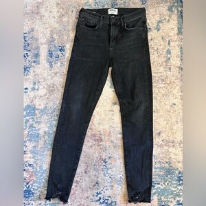 Agolde Dark Wash High Rise Jeans